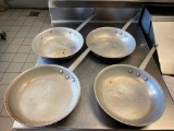 Four 10in Sautee Pans or Skillets
