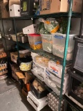 NSF Green Epoxy Wire Dunnage Shelving Unit 48in x 18in x 74in