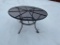 Mesh Metal Outdoor Round Patio Table - 48in