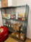 NSF Green Epoxy Dunnage Storage Shelving Unit, 72in x 60in x 14in
