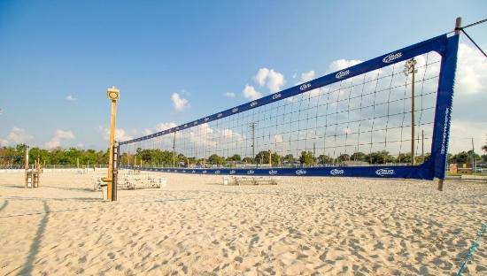 Outdoor Volleyball Court Net, Boundary Lines, Standards