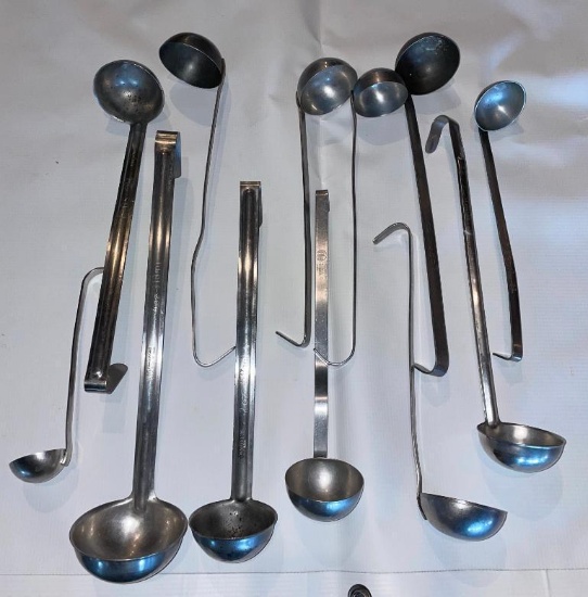Group of Stainless Steel Ladles 1oz to 4oz