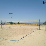 Outdoor Volleyball Court Net, Boundary Lines, Standards