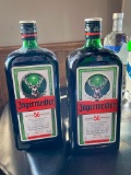 2 Sealed Jagermeister 1 Liter Bottles