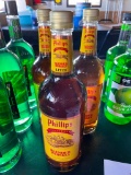 3 Sealed Phillips Blended Whiskey 1 Liter Bottles
