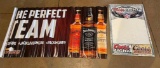 Coors Light NFL Metal Sign & Jack Daniels Banner