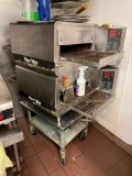 (2) Star UM1850A Stainless Steel Countertop Ultra-Max Impingement Electric Conveyor Ovens - 208