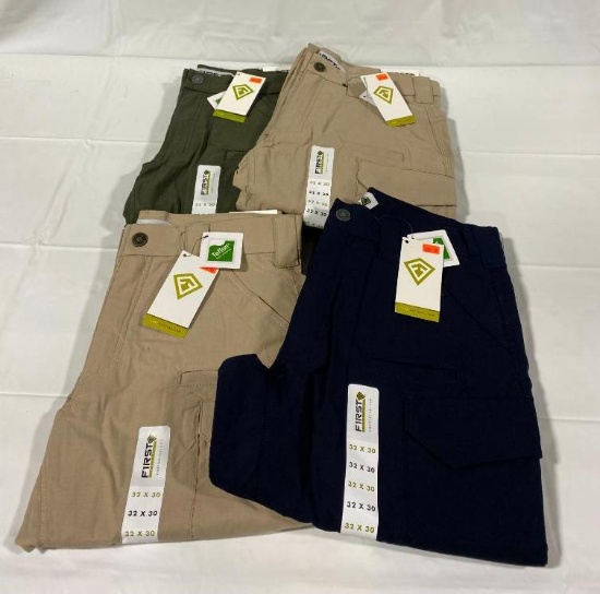 (4) First Tactical Pants Men's 32 in x 30 in