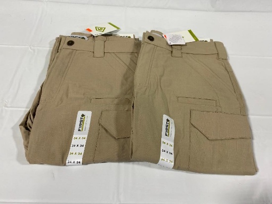 (2) First Tactical Pants Men's 34 in x 34 in