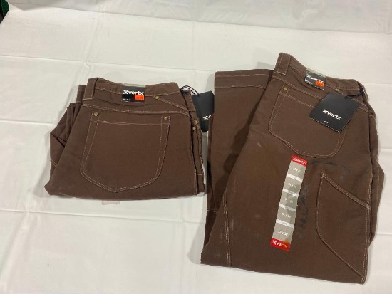 (2) Vertx Hyde Pants Men's 34 in x 30 in - One with unknown stain