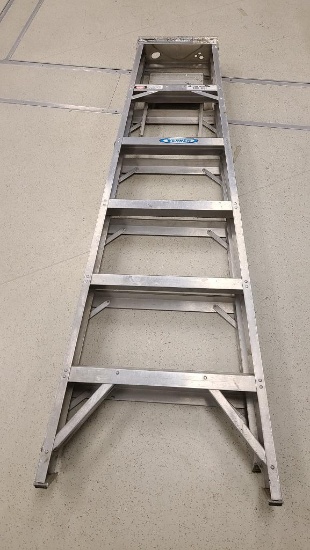 Werner Duty-Master Model 406 A-Frame Ladder, 6ft, Aluminum