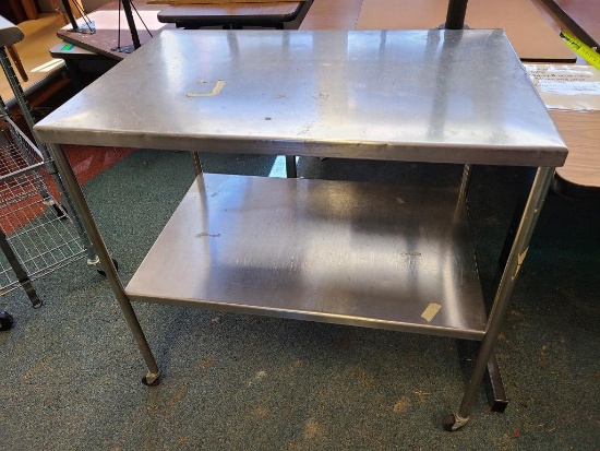 Mobile Stainless Steel Prep Table