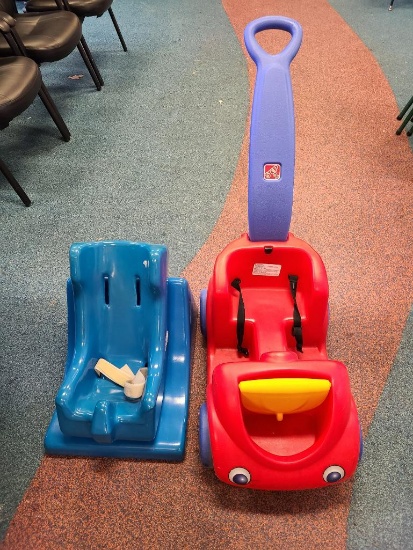 Lot of 2 Preston Tumble Forms Floor Sitter & Children's Push Toy