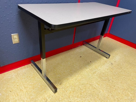 Laminate Top Classroom Table w/ Adjustable Height Legs
