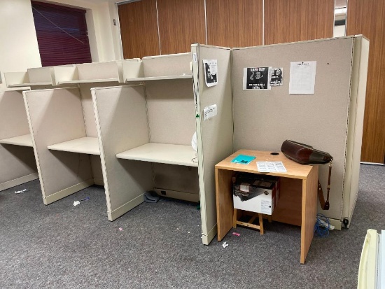 3 Station Office Cubicle System