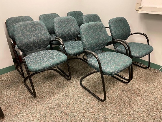 Lot of 8 Matching Lobby Chairs, Sold 8x$, 8 x's High Bid - 20105