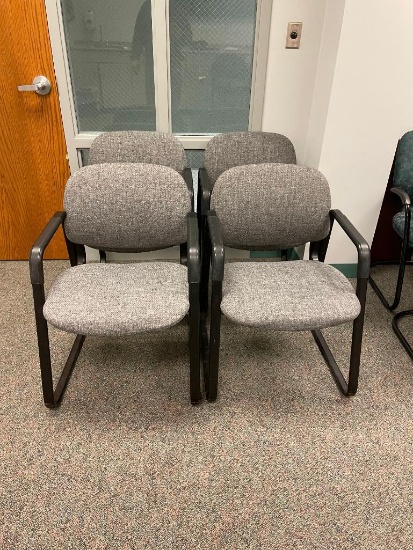 Lot of 4 Lobby Chairs, Sold All for One Bid - 20105