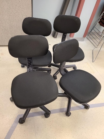 Set of 4, Norstar Office Products Task Chairs, All for One Price