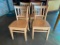 Restaurant Chairs, Lot of 4, Solid Wood Chairs, Sold 4x$