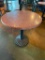 Restaurant Table, Granite-Like Top, Pedestal Base, 30in Round, 29in H
