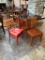 Restaurant Chairs, Solid Wood, Ladder Back, Sold All for One Price