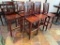 Pub Chairs, Lot of 7, Solid Wood Ladder Back, Sold 7x$