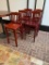Pub Chairs, Lot of 5, Solid Wood Ladder Back, Sold 5x$