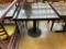 Restaurant Table, Single Pedestal Base, Solid Wood Top, 30in x 30in x 29.5in H