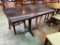 Restaurant Table, Single Pedestal Base, Solid Wood Top, 30in x 30in x 29.5in H