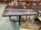 Restaurant Table, Single Pedestal Base, Solid Wood Top, 30in x 30in x 29.5in H