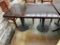 Restaurant Table, Single Pedestal Base, Solid Wood Top, 30in x 30in x 29.5in H