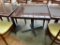 Restaurant Table, Single Pedestal Base, Solid Wood Top, 30in x 30in x 29.5in H