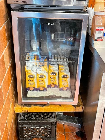 Haier Glass Door Under Counter Refrigerator