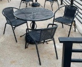 Patio Table w/ 4 Matching Chairs