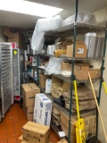 Lot of 2, NSF Dunnage Storage Rack, 1 Mobile, 1 Stationary