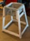 American National Standard A.N.S.I. Z535 High Chair / Infant Carrier Stand 2in1