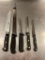 Lot of 5 Kitchen Knives