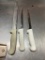 Lot of 3 NSF Kitchen Knives
