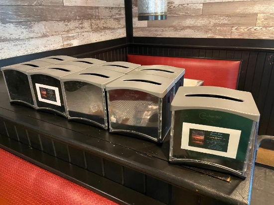 Lot of 9, Complete 360 Napkin Dispensers
