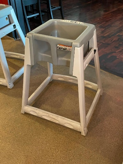 American National Standard A.N.S.I. Z535 High Chair / Infant Carrier Stand 2in1