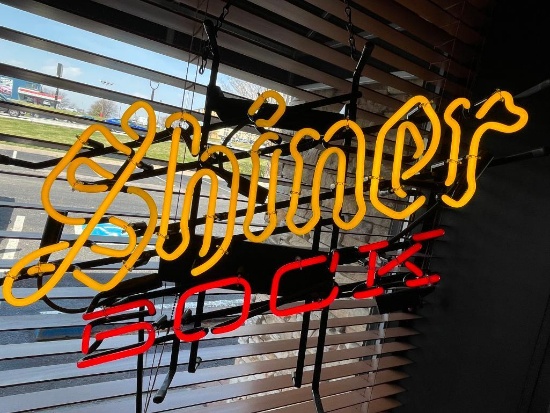 Shiner Bock LED Neon Beer Sign