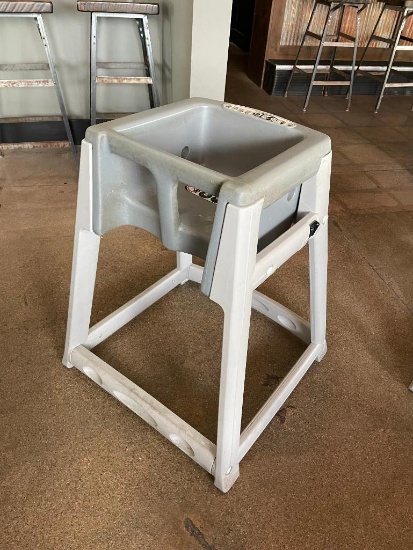 American National Standard A.N.S.I. Z535 High Chair / Infant Carrier Stand 2in1