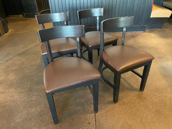 Restaurant Chairs, Lot of 4 Dimensions Furniture No. 5025, Sold 4x$