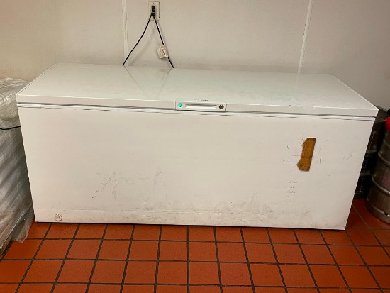 Frigidaire Chest Freezer, 28in x 74in x 32in