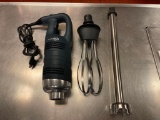 AVAMIX Model: IB850AV+WIK250-U 10in Variable Speed Heavy Duty Immersion Blender w/ 2 Attachments