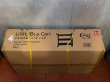 NEW in Box, Choice 3-Shelf 20in x 42in x 38in Utility / Bus Cart, Black