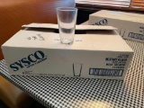 New Case of 24 Sysco Heat Treated 16oz Mixing Glass / Pint Beer Glasses No. 7534266