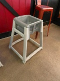 American National Standard A.N.S.I. Z535 High Chair / Infant Carrier Stand 2in1