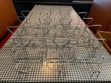 Lot of 17 Stainless Steel Tabletop Racks for Sauces