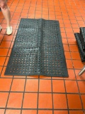 ARAMARK Black Slip Resistant Rubber Mat, 32in x 52in
